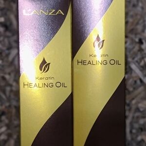 Lanza KERATIN HEALING OIL SILKEN SHAMPOO 10.1OZ & SILKEN COND 8.5 oz NEW